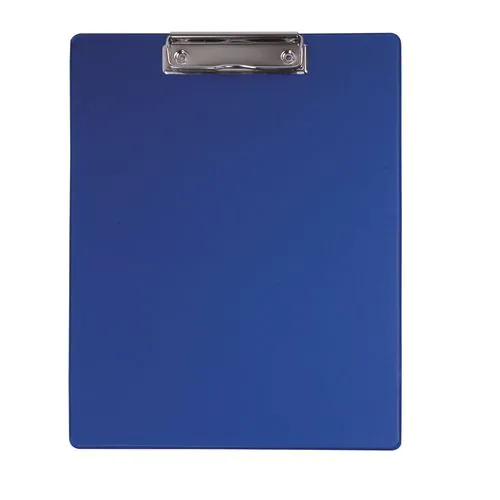 Plastic A4 folder with metal clip