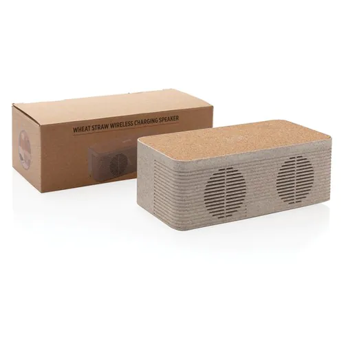 Wheatstraw wireless charging speaker