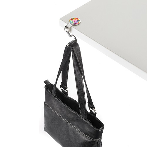 Bag hanging clip COLOURFUL LEAVES