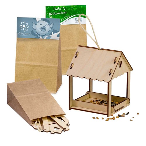 Birdhouse - Christmas - without laser engraving Birdhouse - Christmas - without laser engraving