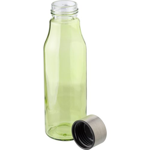 Bouteille de 500 ml en verre et acier inoxydable Andrei Bouteille de 500 ml en verre et acier inoxydable Andrei