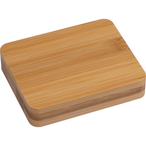 Manicure set in bamboo case