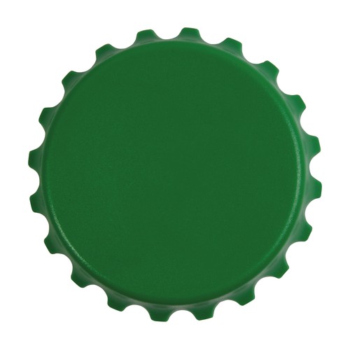 ABS and metal, bottle top-shaped, screw-top and bottle opener with magnets