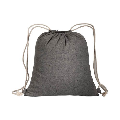 150g/m2 recycled cotton drawstring backpack