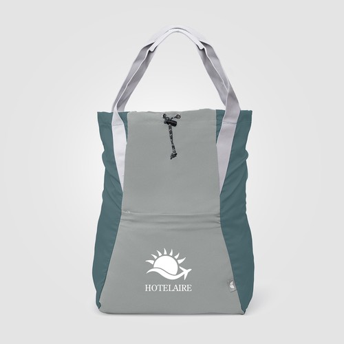 Shopper/zaino convertibile 2-in-1 in materiali riciclati Tilden – 16 L
