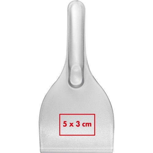 Rasca-hielos transparente.