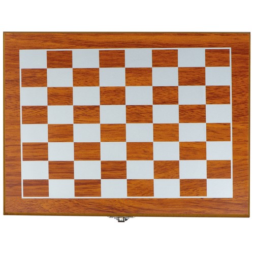 Playset with hip flask, chess and card game