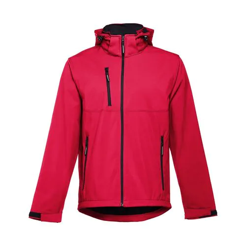 THC ZAGREB. Herren-Softshell-Jacke aus Polyester und Elastan