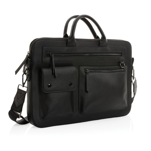 Swiss Peak GRS recycled PU 14 inch laptop bag Swiss Peak GRS recycled PU 14 inch laptop bag