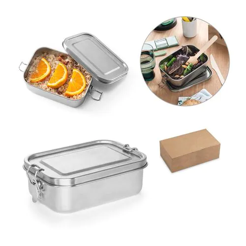 ALLSPICE. Lunch Box. Robust hermetic box made of stainless steel (90% recycled) 750 mL ALLSPICE. Lunch Box. Robust hermetic box made of stainless steel (90% recycled) 750 mL