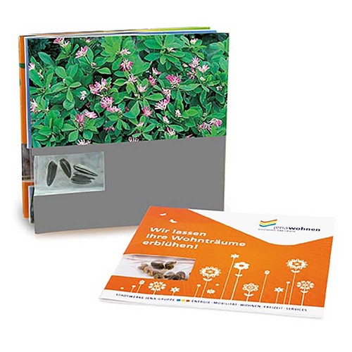 Carte avec graines - Trèfle persan