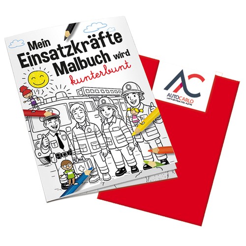 Colouring book / set A6 - Emergency services - Colouring book neutral Colouring book / set A6 - Emergency services - Colouring book neutral
