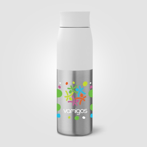Bouteille Borealis à couvercle à torsion en acier inoxydable recyclé - 650 ml Bouteille Borealis à couvercle à torsion en acier inoxydable recyclé - 650 ml
