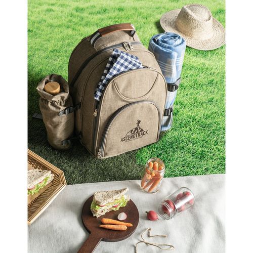 VILLA. Thermal picnic backpack in 600D, high-density recycled polyester VILLA. Thermal picnic backpack in 600D, high-density recycled polyester