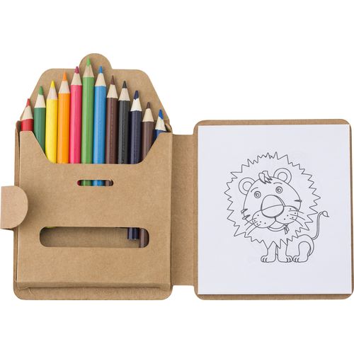 Cardboard Coloring set Marlon Cardboard Coloring set Marlon