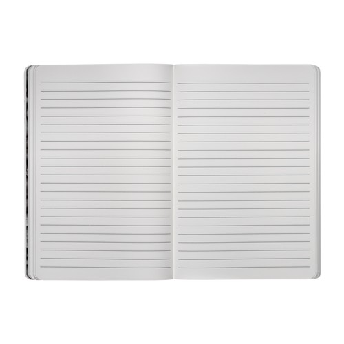 Stone paper notebook, white lined sheets, 64 pages, 14.5x21 cm