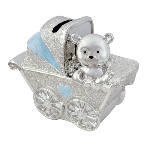 MONEYBOX PRAM SKY-BLUE H80 MM MONEYBOX PRAM SKY-BLUE H80 MM
