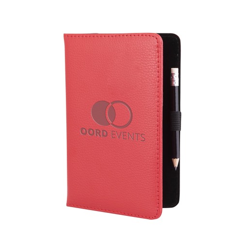 Leather scorecard holder embossed Leather scorecard holder embossed