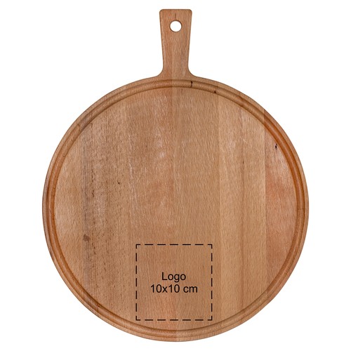 Plank rond met handvat beuken ⌀ 35 cm