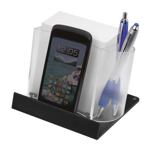 Support pour Smartphone et tablette avec collecteur de fiches Support pour Smartphone et tablette avec collecteur de fiches