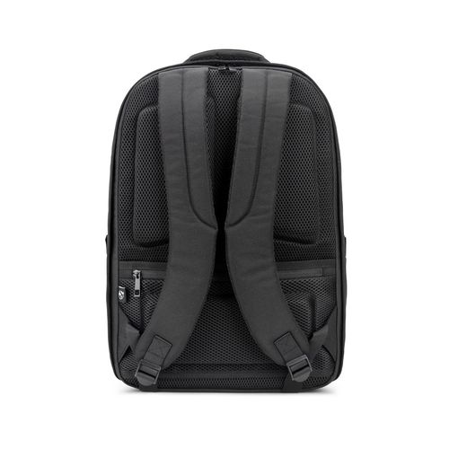 YANGON BPACK. Mochila antirrobo, en sarga con revestimiento hidrófugo y poliéster reciclado 600D, para portátil de 17.3"