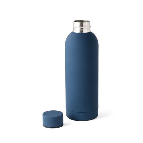 ODIN. Double wall vacuum stainless steel (36% recycled) bottle with rubber coating 550 mL ODIN. Double wall vacuum stainless steel (36% recycled) bottle with rubber coating 550 mL