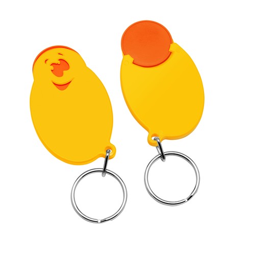 Chip holder with 1€ chip "face"