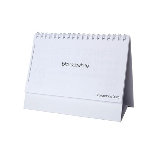 2026 Monthly Desk Calendar, 13 sheets on white or black cardstock, spiral bound 2026 Monthly Desk Calendar, 13 sheets on white or black cardstock, spiral bound