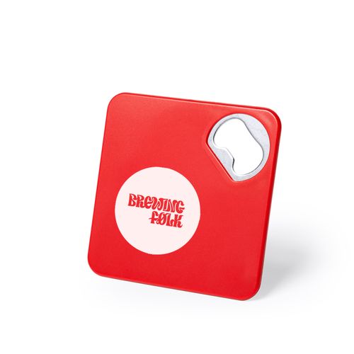 Coaster with Bottle Opener Coaster with Bottle Opener