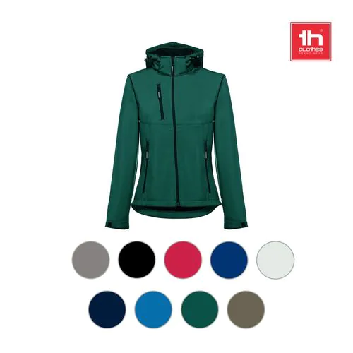 THC ZAGREB WOMEN. Veste softshell ceinturée pour femme THC ZAGREB WOMEN. Veste softshell ceinturée pour femme