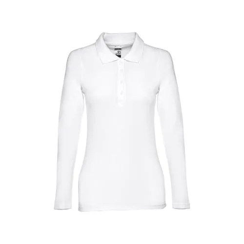 THC BERN WOMEN WH. Polo de manga larga para mujer
