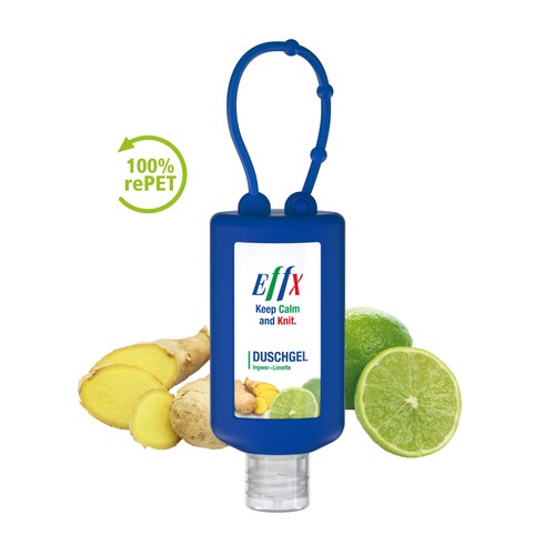 Shower Gel Ginger-Lime, 50 ml Bumper (blue), Body Label Shower Gel Ginger-Lime, 50 ml Bumper (blue), Body Label