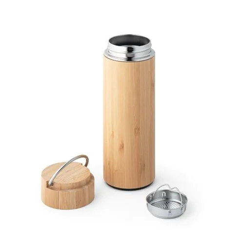 SOW. Borraccia termica in bambù e acciaio inox 440 mL SOW. Borraccia termica in bambù e acciaio inox 440 mL