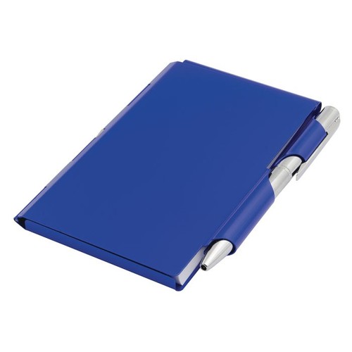 BLOC-NOTES DE POCHE ALUMINIUM BLEU BLOC-NOTES DE POCHE ALUMINIUM BLEU