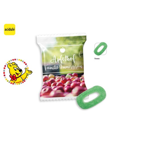 HARIBO Apple Ring sour promotional bag, HARIBO Apple Ring Sour