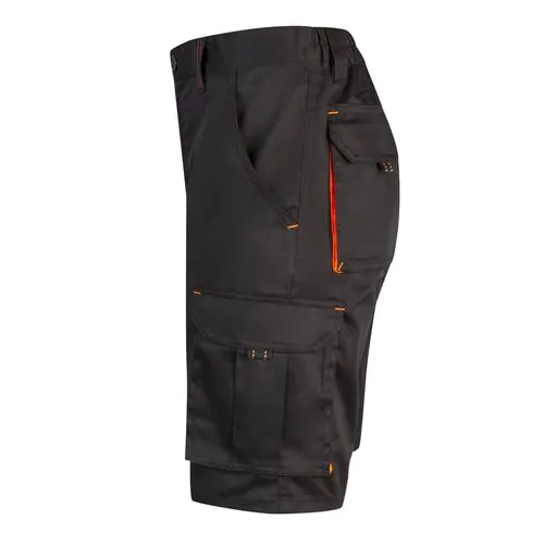 VL HEMERA. Two-tone, multi-pocket stretch Bermuda shorts (240g/m²), in cotton (46%), EME (38%) and polyester (16%) VL HEMERA. Two-tone, multi-pocket stretch Bermuda shorts (240g/m²), in cotton (46%), EME (38%) and polyester (16%)