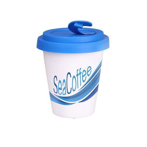 Beker Freedom Small Lock 200ml wit/blauw