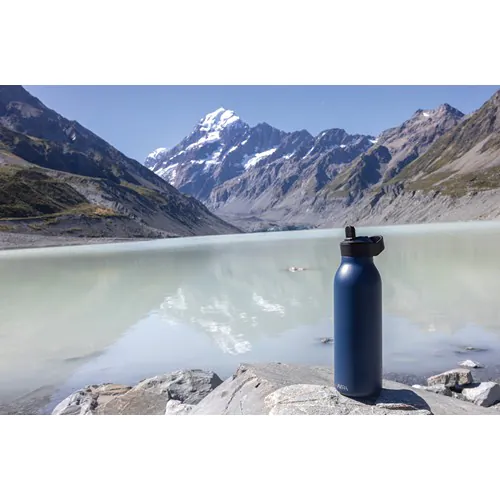 Avira Ara RCS recycled staal fliptop water fles 500ML Avira Ara RCS recycled staal fliptop water fles 500ML