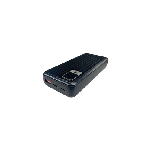Powerbank pour ordinateur portable LP-02 PD65W, charge rapide et batterie 20 000 mAh, noir