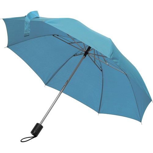 Paraguas plegable, estuche de nylon.