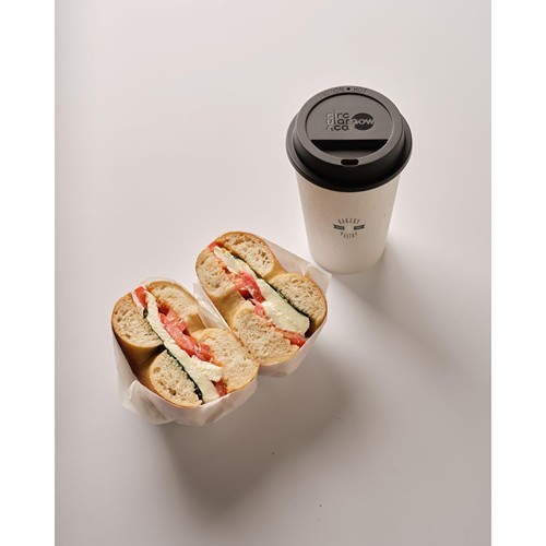 Circular&Co Recycled Now Cup Black Lid 340 ml coffee cup Circular&Co Recycled Now Cup Black Lid 340 ml coffee cup