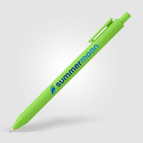 Bloom Recycled Plastic Retractable Soft Touch Pen