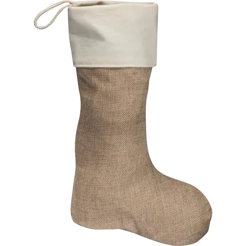 Christmas sock jute Christmas sock jute