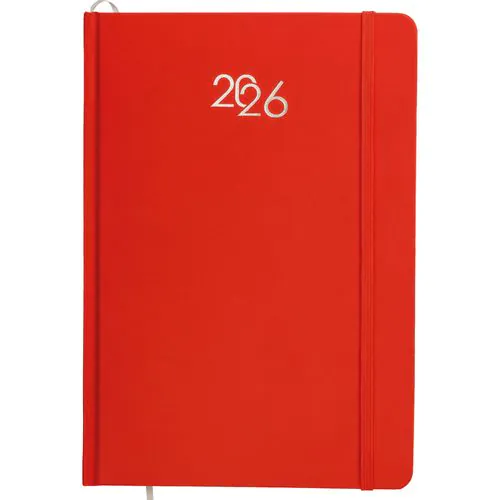 Agenda hebdomadaire 2026, couverture rigide en carton laminé Agenda hebdomadaire 2026, couverture rigide en carton laminé