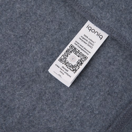 IQONIQ Denali recycled cotton crew neck undyed IQONIQ Denali recycled cotton crew neck undyed