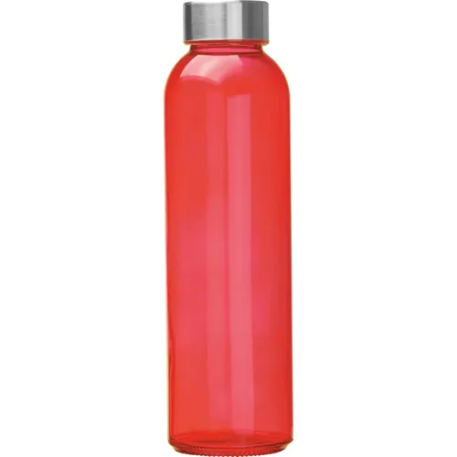 Bouteille transparente avec couvercle gris Bouteille transparente avec couvercle gris