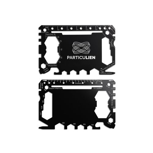 TARJETA HERRAMIENTA MULTIFUNCIÓN DE ACERO INOXIDABLE