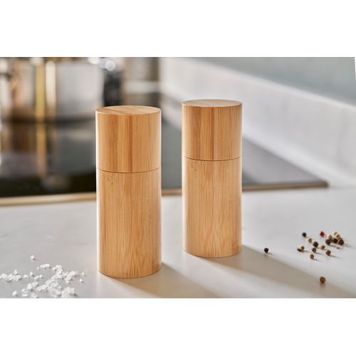 Bamboo spice mill set Christine