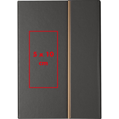 Set de carnet de notes en cuir et stylo à bille
