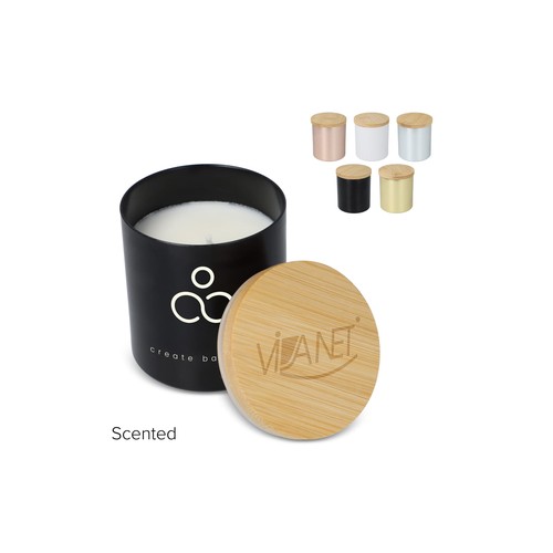 Bhakti scented plant based candle in recycled aluminium jar